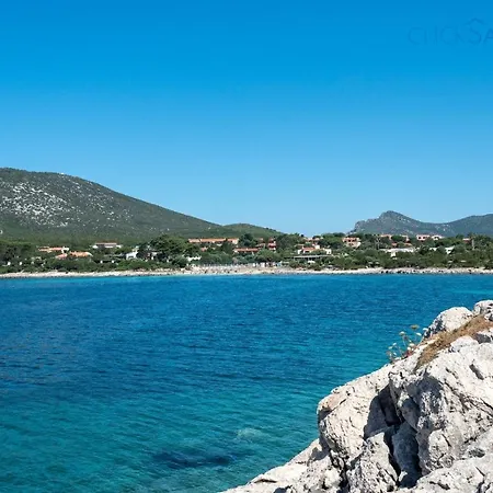 Capo Caccia Con Vista Mare Con Piscina E Spiaggia Privata
